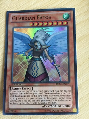 Yugioh Card Guardian Eatos DRLG-EN009 1st Edition Super Rare | eBay UK