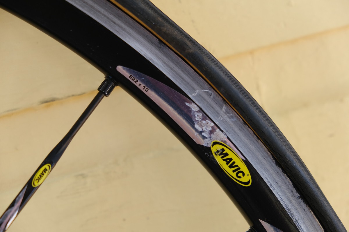 Vintage 1st Generation Ksyrium Road Bike Wheelset Tubular 700c 100