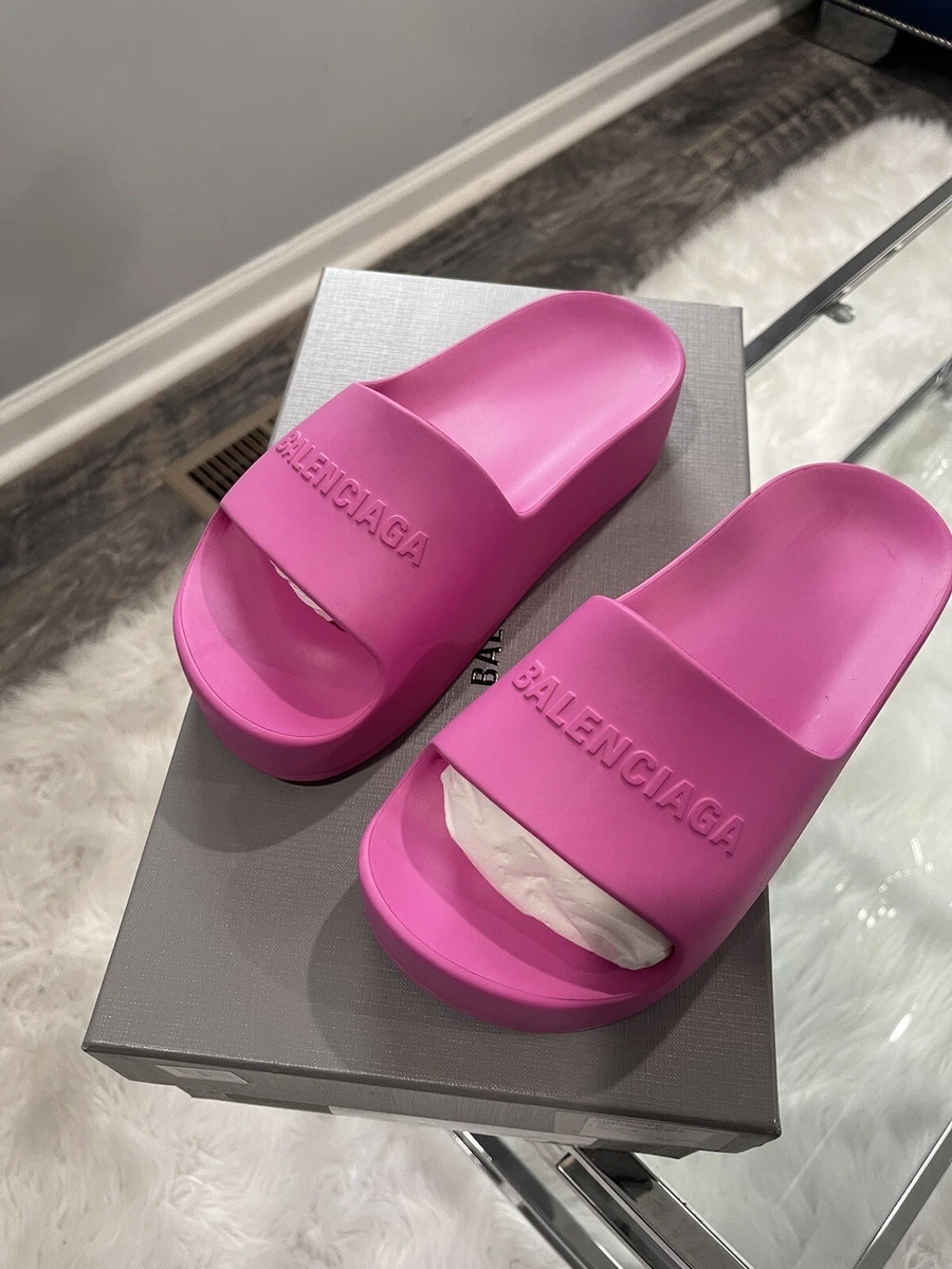 Balenciaga flip sale flops pink