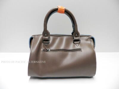 Sac à Main DAVID JONES Gris-marron - PVC - Neuf (vendu Comme Occasion) - Pour Femme