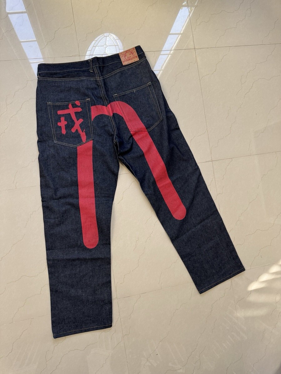 vintage evisu jeans indigo W44×L35