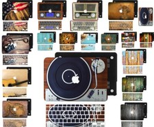Wood Painted Hard Rubberized Case Cover For New Macbook Pro Air 11 12 13 15 16
