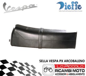 Selle Piaggio Vespa PX 125/&nbsp;150/&nbsp;Px 200/&nbsp;lML 125/&nbsp;150/&nbsp;Star 2T-4T Italie tricolore