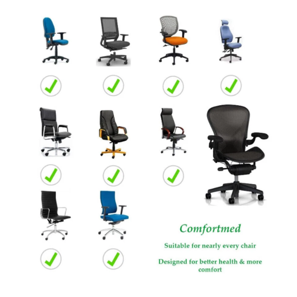 Chair Armrest Pads Pillow Cover Memory foam For Office Gaming Chair Arm Rest Pad - Image 2 of 4