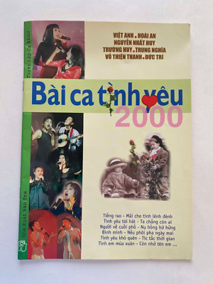 Bai Ca Tinh Yeu 2000 - Sach Nhac Tieng Viet Nam Tuyen Tap Ca Khuc Paperback GOOD