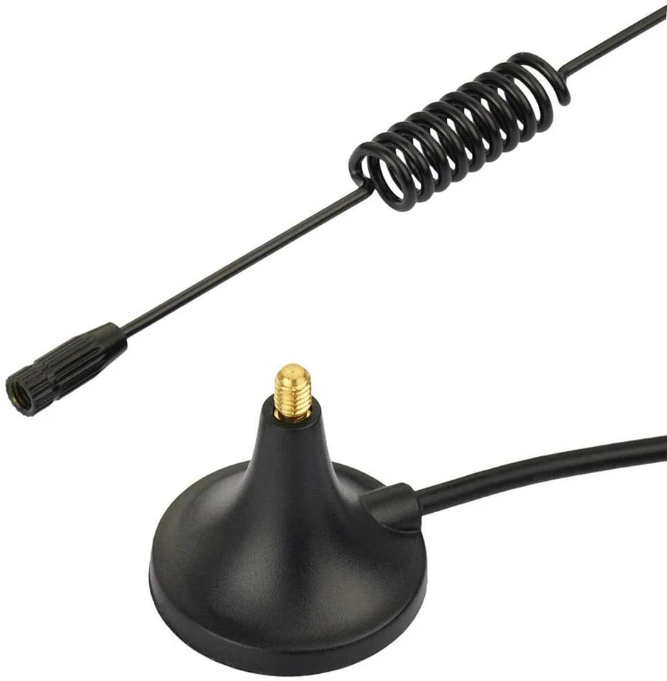 VHF UHF Radioaficionado BNC Macho Radio Móvil Escáner Policía Antena Foto 4 de 4