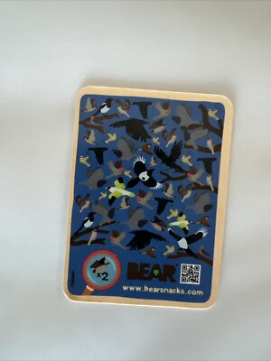 BEAR Fruit Snacks Collectible Animal Trading Cards - PEREGRINE