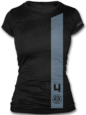 T-shirt - Hunger Games - District 4 (large) (medium) (small) (donna)