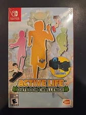 Active Life Outdoor Fitness Challenge Straps & Game Nintendo Switch