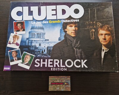 jeu de société :  CLUEDO Sherlock Holmes - FR