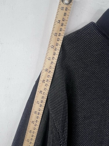 Vintage Polo Ralph Lauren Schwarz/Weiß Langarm Poloshirt Herren XXL Made In USA - Bild 5 von 13