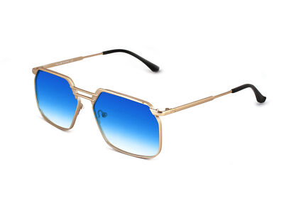 XLAB Sunglasses mod. MOOREA  GOLD SAT. / 6263 AZZ. SHADED