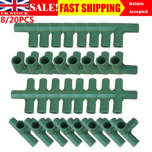 8/20 X 11mm Frame Connectors Joints Building Fittings Green Greenhouse
