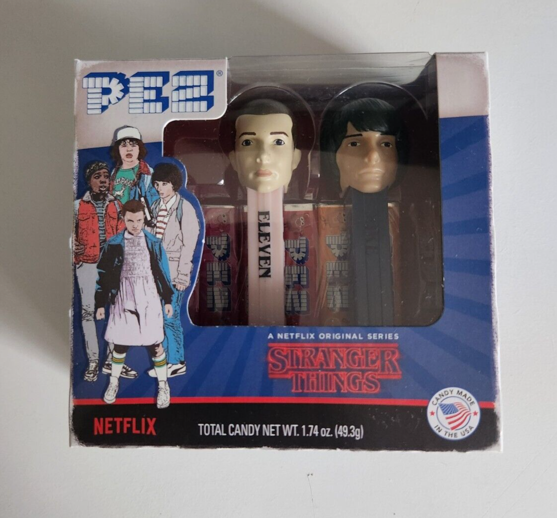 PEZ STRANGER THINGS ELEVEN MIKE Dispensers Gift Box Set 2018