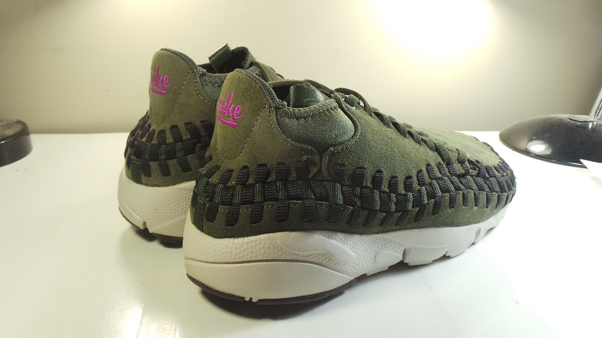 DS NIKE 2017 AIR FOOTSCAPE WOVEN 443686 300 KHAKI 9 PRESTO