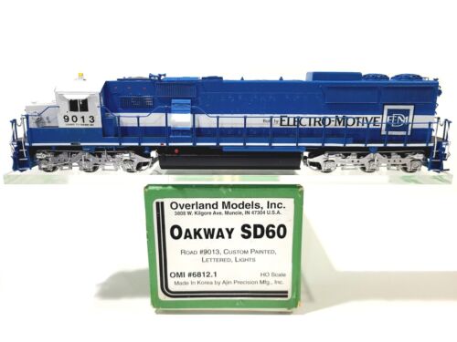 Overland OMI OAK EMD SD60 Oakway Leasing #9013 HO Brass Model #6812.1