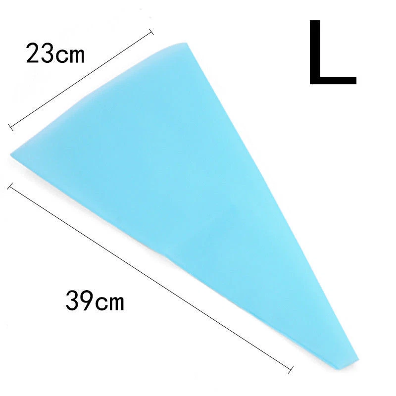 Silicone Reusable Icing Bag 40 cm 16" Flexi  Cupcakes Cake Piping Decorate Cream - Image 3 of 3