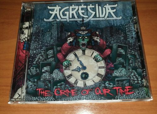 AGRESIVA – THE CRIME OF OUR TIME  spanish thrash metal -MURO-METALLICA-FUCK OFF - Imagen 1 de 3