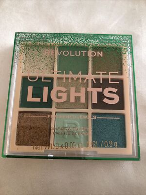 Makeup Revolution Ultimate Lights Feathered Jewels 9 Pan Eyeshadow Palette 8.1g