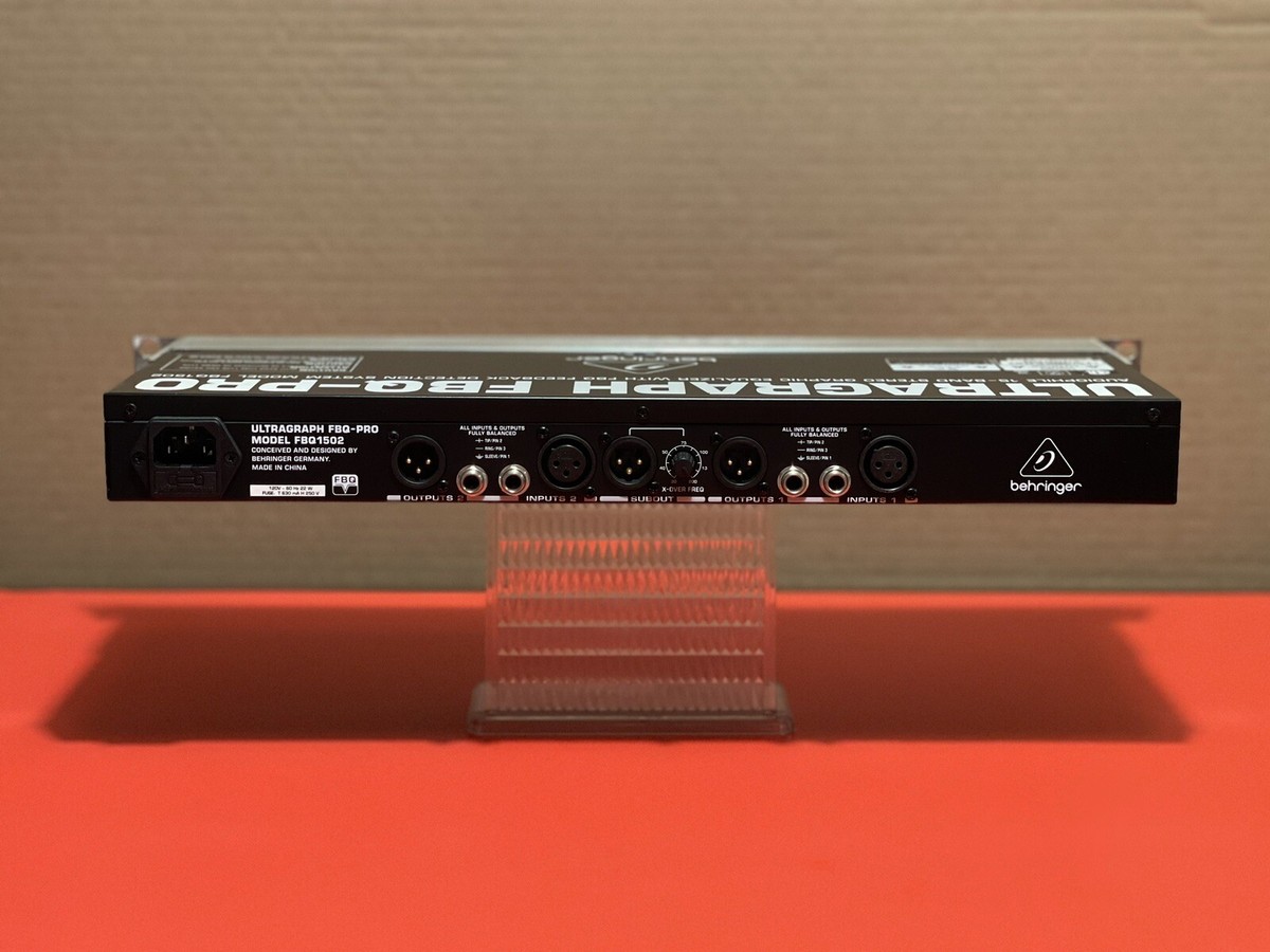 Behringer Ultragraph Pro FBQ1502HD 15-band Stereo Graphic EQ