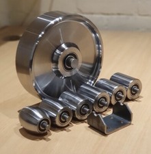 Top & Bottom English Wheel Rollers, Anvils, Cradle, Top Bracket, Band, UK Made