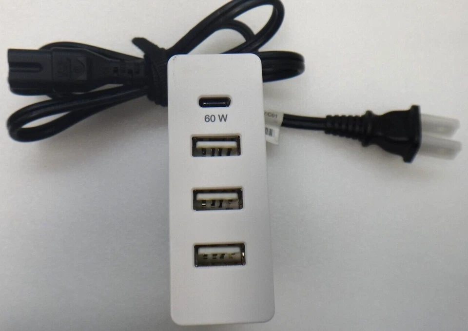 Cargador Original IOGEAR USB-C 72W 4 Puertos GPAWC72W Foto 2 de 4