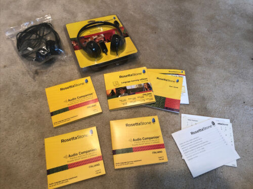 Rosetta Stone - Italiano Italian - Level 1, 2, 3 CD ROMs
