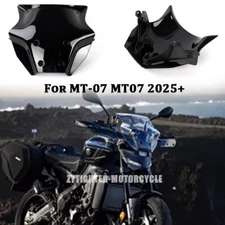 MT07 Front Fairing Spoilers Windshield Windscreen W/Bracket For Yamaha MT07 2025