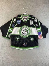 Dynamix XS Planet Hockey Jersey Stars STX 88 Black Green White Blue Shirt/69-44