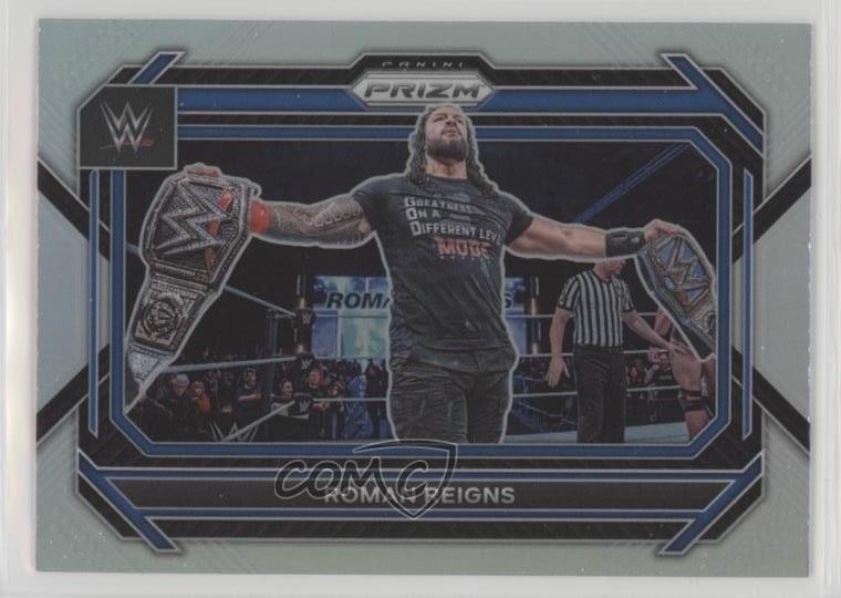 2023 Panini Prizm WWE Silver Prizm Roman Reigns #29 0yx7