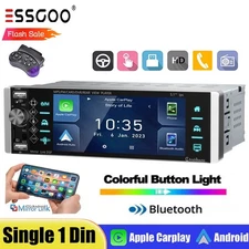 5.1 Inch IPS HD Single 1DIN Stereo Bluetooth MP5 Radio Mirror Link Apple Carplay