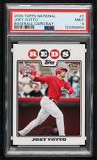 2008 Topps National Baseball Card Day Shop Promotion Joey Votto #7 Rookie RC 8uc. rookie card picture