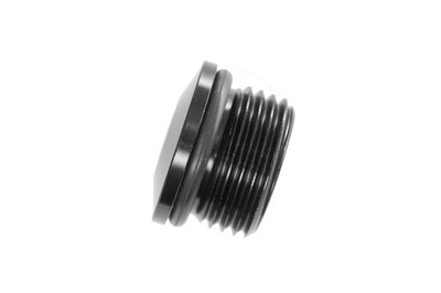 Redhorse Performance 10AN O-Ring Port Plug Black Low Profile 8814-10-2