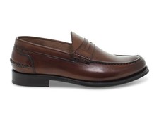 Brecos 7668 M Brown Leather Loafer - Men's Shoes