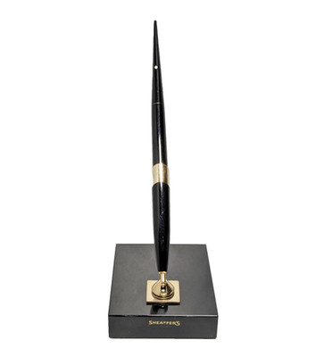 Sheaffer  14K Gold Nib fountain pen White Dot Stand Untested. Vintage. As is.