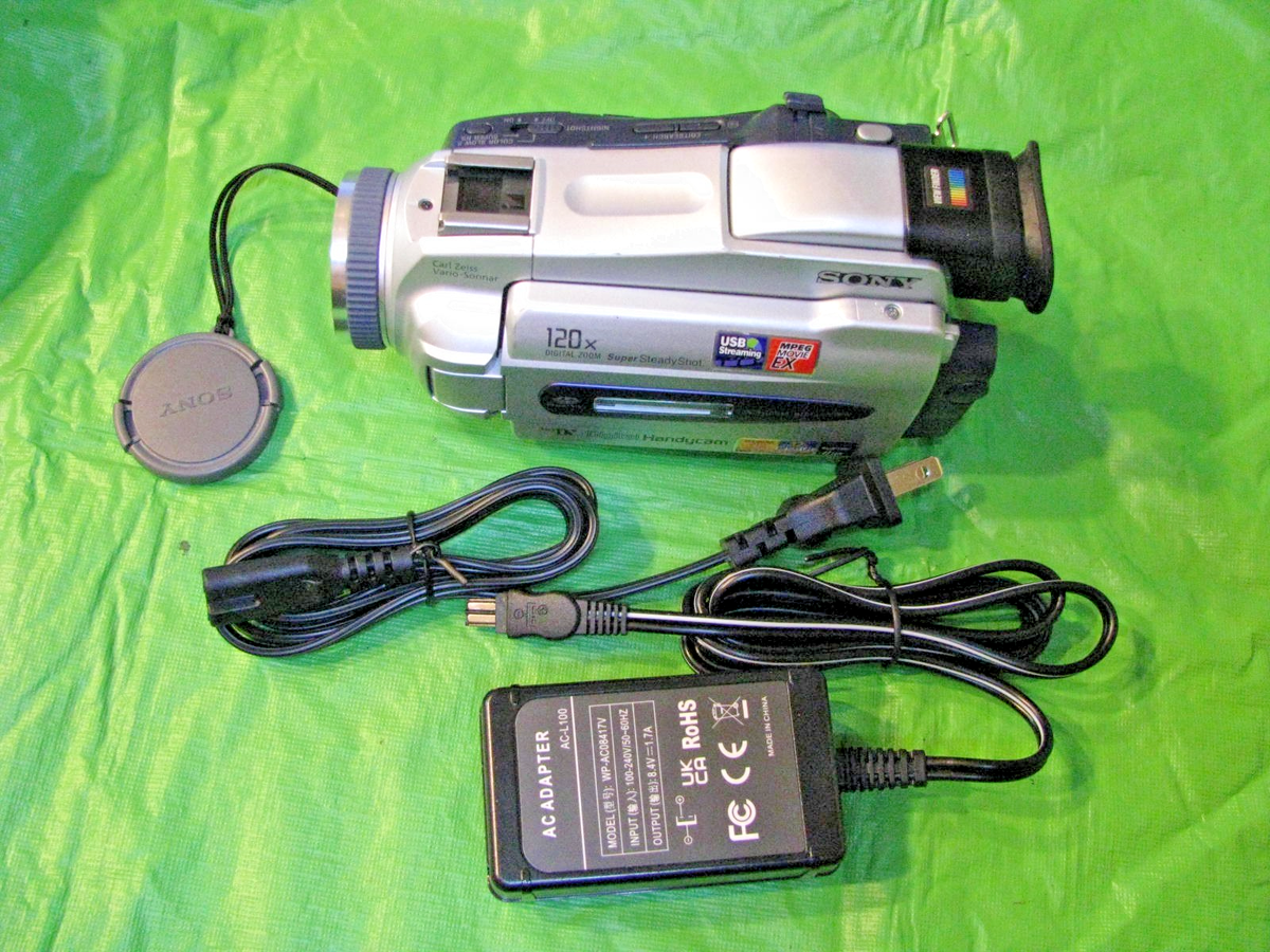 【動作品】 SONY ソニー DCR-TRV18 デジタルビデオカメラレコーダー DCR-TRV18｜SONY ソニー デジタルビデオカメラ MiniDV｜中古品｜修理