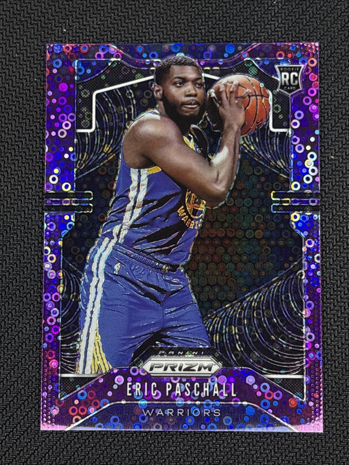 2019-20 Panini Prizm Fast Break Purple 08/75 Eric Paschall #279 Rookie RC