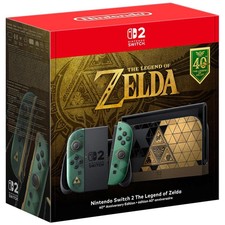 Nintendo Switch 2 The Legend of Zelda 40th Anniversary Edition Sheet