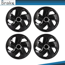 Set Of 4 16 Wheel Covers Snap On Full Hub Caps Fit R16 Tire Steel Rim Black Set Of 4 16 Wheel Covers Snap On Full Hub Caps Fit R16 Tire Steel Rim Black