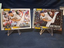 2026 Topps Quinn Priester #186 Series One Siver Cracked Holofoil & Base