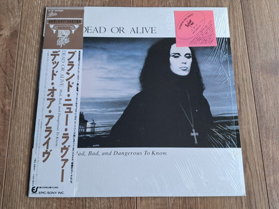 DEAD OR ALIVE - MAD BAD AND DANGEROUS.. LP 1986 OBI INSERT JAPAN BOOKLET SQ NM
