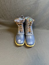 L.L.Bean Women's 8" Denim Insulated Flannel-Lined Boots new