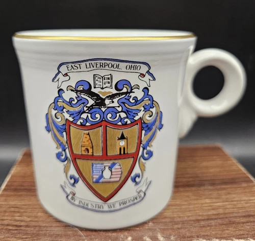 Fiesta HLC Star Spangled Salute East Liverpool OH Coffee Cup USA