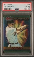 1994 Topps Finest Cal Ripken Jr. Refractor #235 PSA NM-MT 8