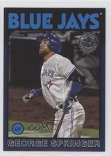 2021 Topps 1986 Baseball 35th Anniversary Series 2 Blue George Springer 0jb6