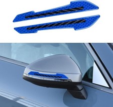 Universal Car Reflective Stickers Super Reflectives Rearview Mirror Trim Blue