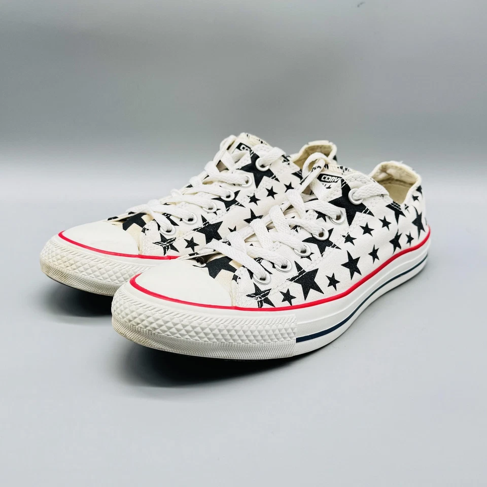 Zapatos Converse Mujer 9 Negro Blanco Chuck Taylor All Star Estampado Zapatillas bajas Foto 4 de 4