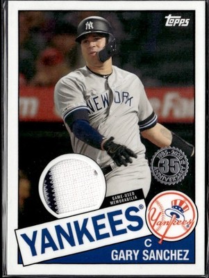 2020 Topps - 1985 Topps Baseball Relics Series 2 Gary Sanchez #85TR-GS