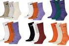 PUMA Crew Sports Socks 3 Pack - Unisex Adults  size 5-8--8-11  Multi Colours