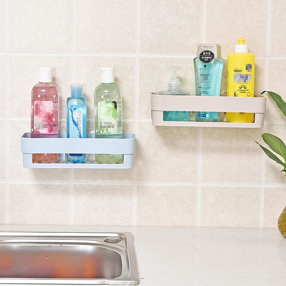 Etagere Douche Adhesive Support Rangement Salle De Bain Mural Pour - Photo 4/4